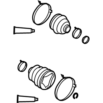 Lexus 04427-50041 Boot Kit, Front Drive Shaft