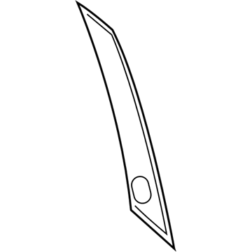 Hyundai 83260-3J000 Garnish Assembly-Rear Door Front Frame, RH