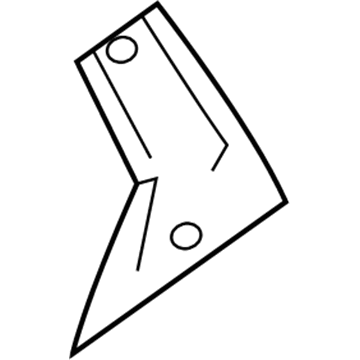 Hyundai 83270-3J000 Garnish Assembly-Rear Door Rear Frame, LH