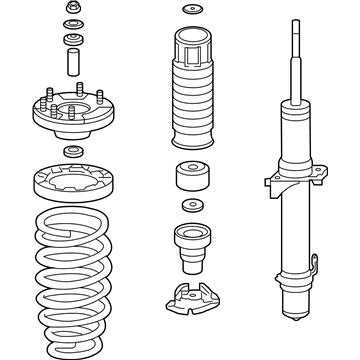 Acura 51610-TL7-A01 Shock Absorber Assembly, Right Front
