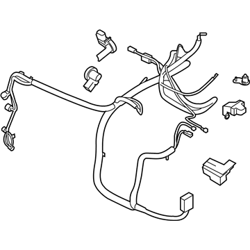 Ford HP5Z-14300-Q Positive Cable