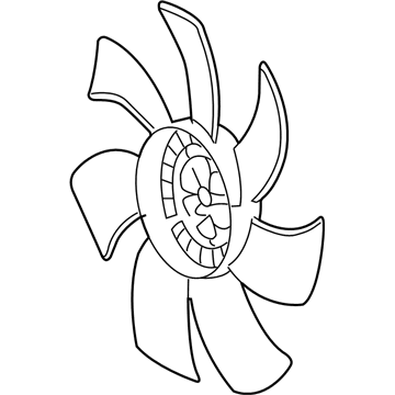 Lexus 88453-60020 Fan, Cooling