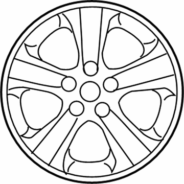 Kia 529102G860 Wheel Assembly-Aluminum