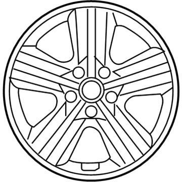 Kia 529102G820 Wheel Assembly-Aluminum