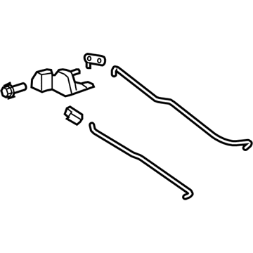 Honda 74851-SJC-A01 Lock Assembly, Driver Side Tailgate (Upper)