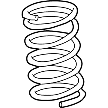 BMW 31-33-1-092-656 Front Coil Spring