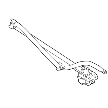 Lexus 73210-60790-A0 Belt Assembly, Front Seat