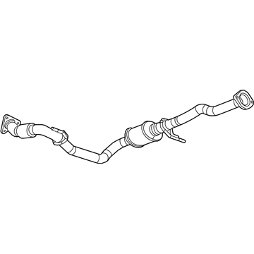 GM 84414670 Converter & Pipe