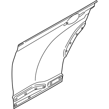 Hyundai 77111-J9000 Panel-Rear Door Outer, LH
