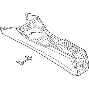 BMW 51-16-6-996-833 CENTER CONSOLE