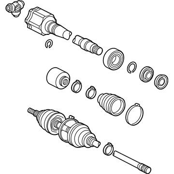 Lexus 43410-0W250 Shaft Assy, Front Drive, RH