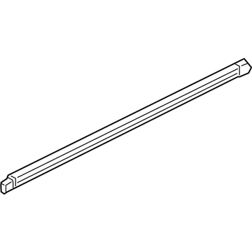 Honda 72375-TLA-A01 Weatherstrip, L. FR. Door (Inner)
