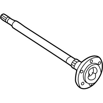Nissan 38162-12G00 Shaft Rear Axle