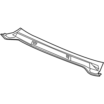 GM 13318718 Deflector Asm-Plenum Water Center