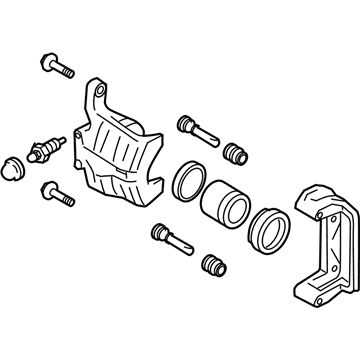 Infiniti 44001-CL70B CALIPER Assembly-Rear RH, W/O Pads Or SHIMS