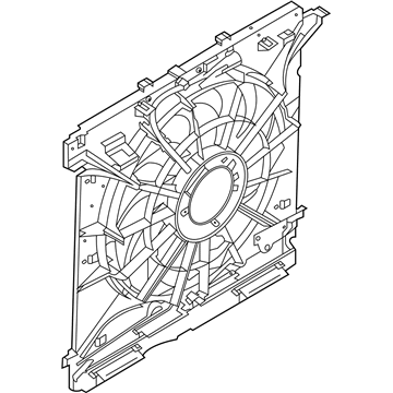 Ford L1MZ-8C607-F Fan Module