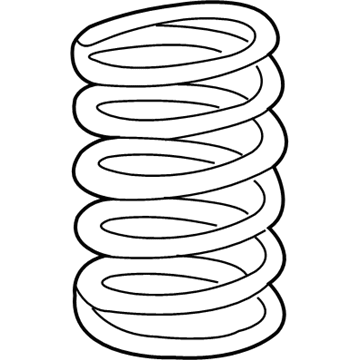 Lexus 48231-0E290 Spring, Coil, Rear