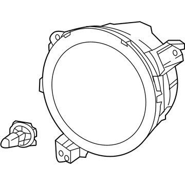 Mopar 55112872AG HEADLAMP Right