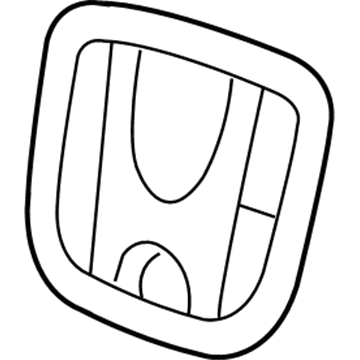 Honda 75700-S5B-003 Emblem, Front Center (H)