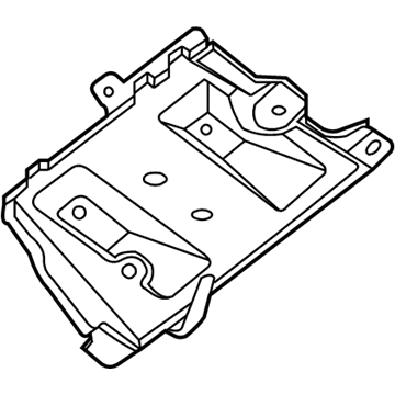 Nissan 64860-3TA0A Bracket Assembly-Battery Mounting