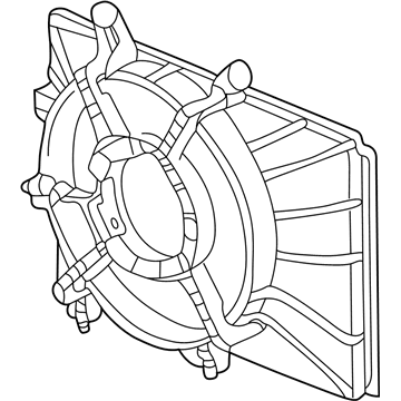 Honda 19015-PZD-A01 Shroud (Denso)