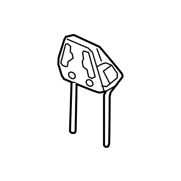 Acura 81146-TJB-A21 FRAME, ADJR HEADREST
