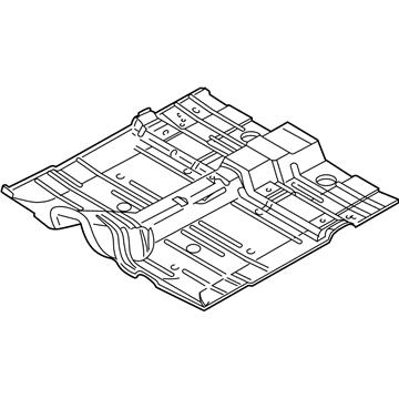 Mopar 4814982AB Pan-Front Floor