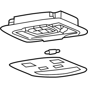 Hyundai 92830-39000-CI Room Lamp Assembly