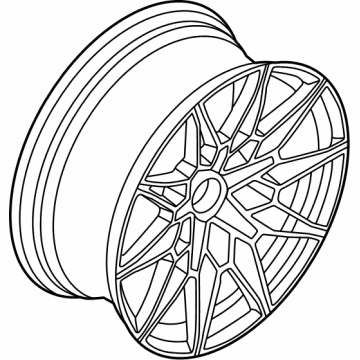 BMW 36-11-9-501-479 DISC WHEEL LA JET BLACK SOLI