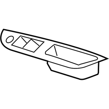 BMW 51-41-6-983-693 Handle Recess, Left