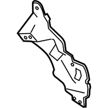 BMW 51-41-6-984-643 Reinforcement Plate, Left