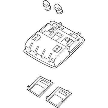 Kia 928001U000H9 Lamp Assembly-OVERHEADEAD Console