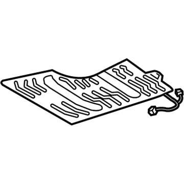 Hyundai 88190-F2700 Heater-Front Seat Cushion, RH