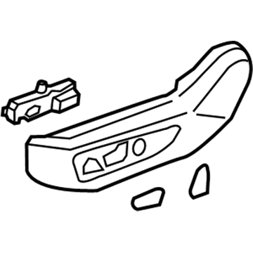 Hyundai 88191-F2010-TRY Shield Cover-Front Seat Outer, LH