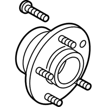 Ford 7T1Z-1104-B Rear Hub & Bearing