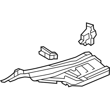 Acura 65630-TY3-A02ZZ Up Frame Right, Rear