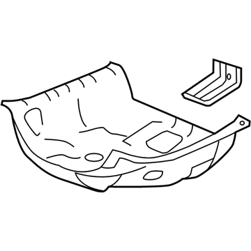 Acura 65550-TY2-A01ZZ Pan Complete, Spare Tire