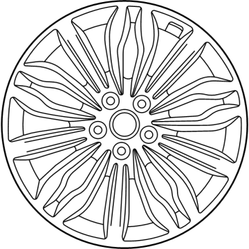 Kia 52906F6720 Wheel Assembly-Aluminium