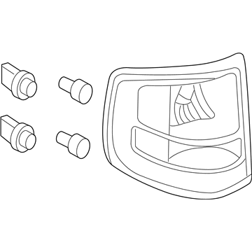 Ford 8A2Z-13404-A Tail Lamp Assembly