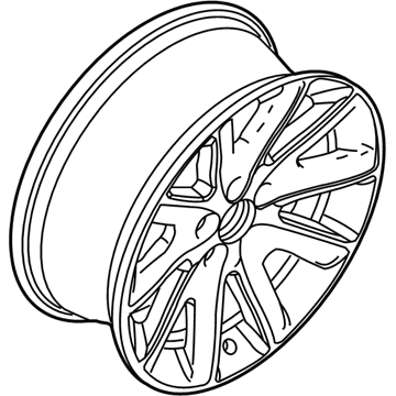 Ford BA8Z-1007-C Wheel, Alloy