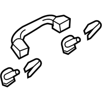 Acura 83240-TM8-A11ZE Grab Rail Assembly (Sandstorm) (Coat Hanger)