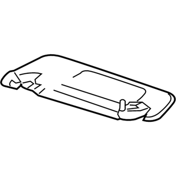 Acura 83280-TV9-A83ZA Sunvisor L (Sandstorm)
