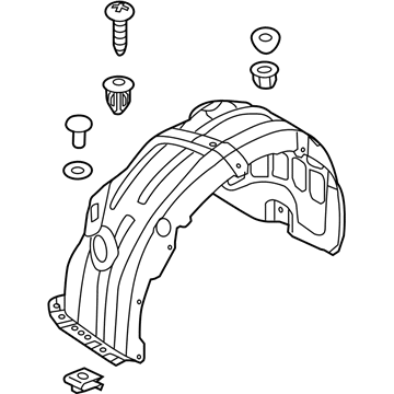 Kia 86812A8000 Guard Assembly-Front Wheel