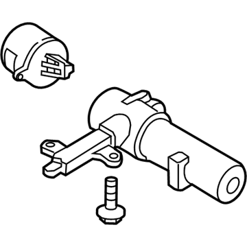 Nissan D8701-EA00A Frame Assembly-Steering Lock