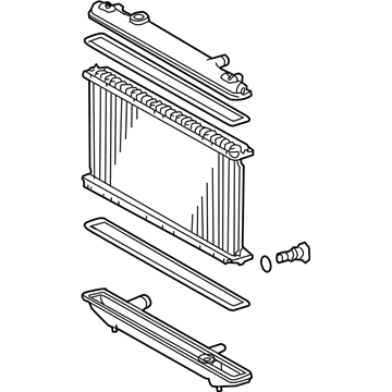 Toyota 16410-AZ027 Radiator Assembly