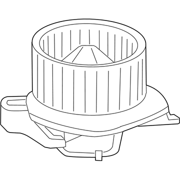 Mopar 68038826AB Motor-Blower With Wheel