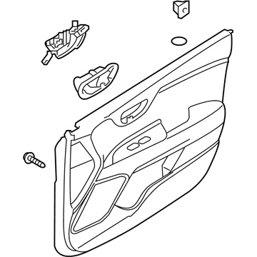 Kia 82302H9020BGH PANEL COMPL-FRONT DO