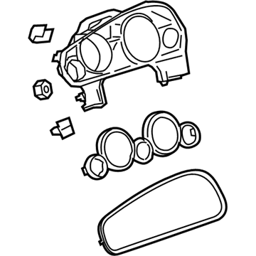 GM 22850907 Cluster Bezel