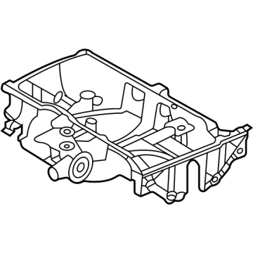 Nissan 11110-6CA1A Pan Assy Oil