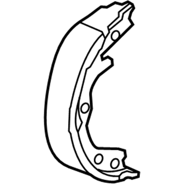 Acura 43153-STX-A01 Shoe A, Parking Brake